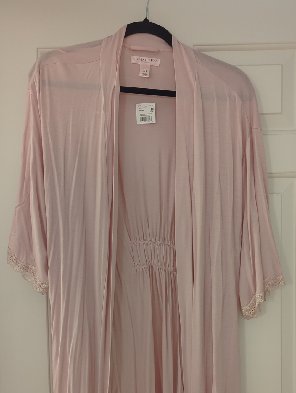 A Pea in the Pod Soft Pink Maternity Robe